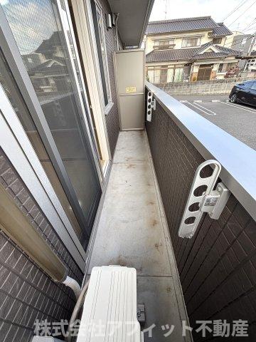 バルコニー　東向き