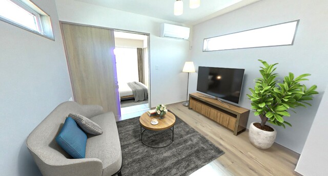 居室・リビング　家具はＣＧとなります。実際にはございません。