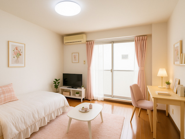 居室・リビング　CGで家具等を配置したもので家具等は含まれません