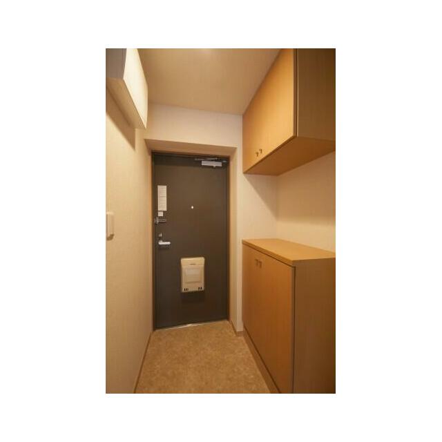 玄関　玄関、シューズボックス付き