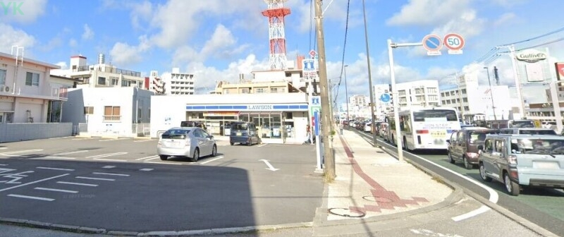 コンビニ　ローソン宜野湾大謝名一丁目店（コンビニ）まで139m