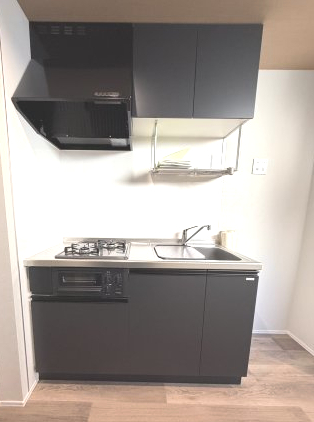 キッチン　2口ガスシステムキッチン