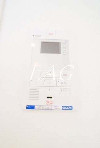 セキュリティ　モニター付きインターフォンです。