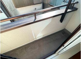 バルコニー　落ち着いた時間を過ごせるバルコニーです