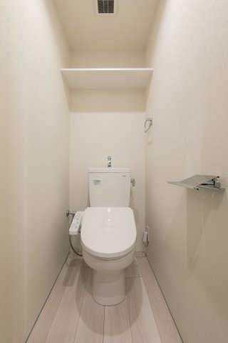 トイレ　ゆったりとした空間のトイレです