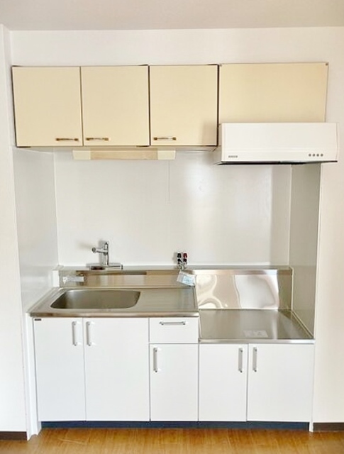 キッチン　２口ガス対応キッチン