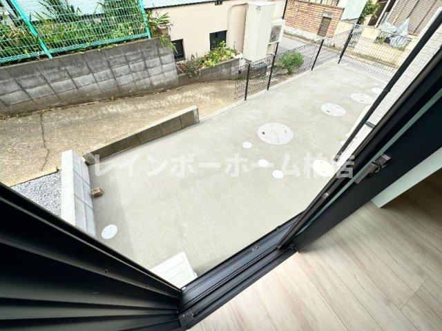 バルコニー　落ち着いた時間を過ごせるバルコニーです