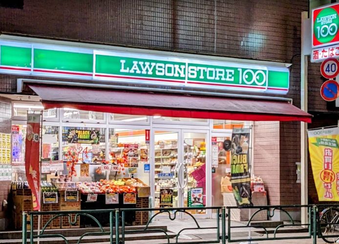 コンビニ　ローソンストア100亀有南口店（コンビニ）まで224m