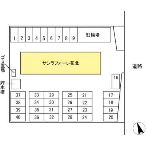 エントランス　敷地配置図
