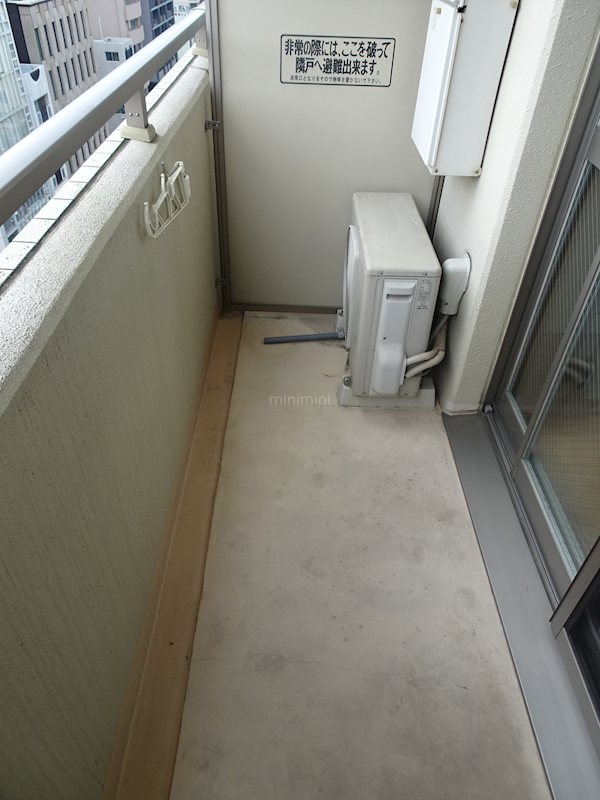 バルコニー　北向きの写真