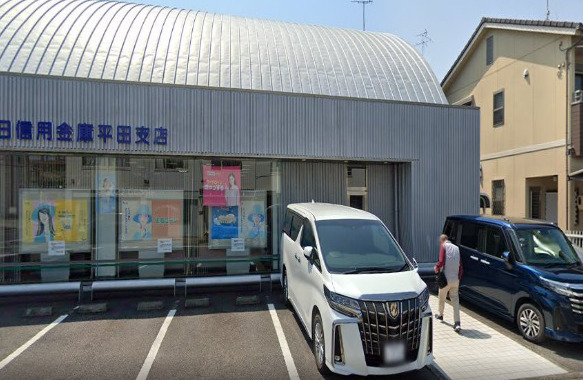 銀行　中日信用金庫平田支店（銀行）まで189m
