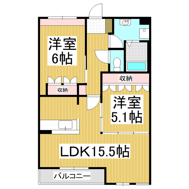 イーストピア・Ｃの間取り