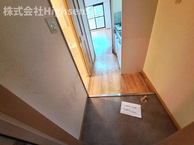 玄関　明るい玄関です