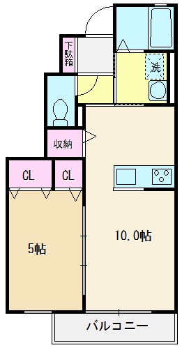 東武東上線 朝霞台駅 バス乗車時間：5分 最寄りバス停で下車 徒歩4分 2階建 築7年の間取り写真