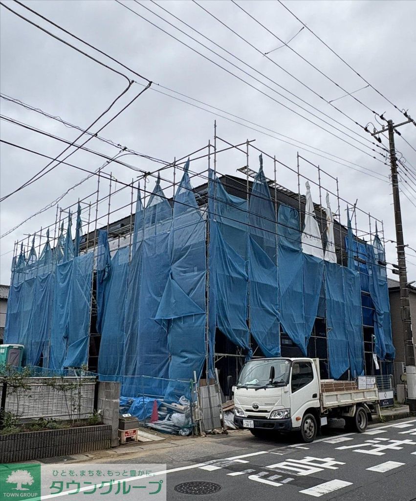 駐車場　建築中・2026/10/2撮影