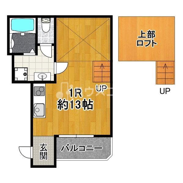 地下鉄長堀鶴見緑地線 大正駅 徒歩8分 3階建 築3年の間取り写真