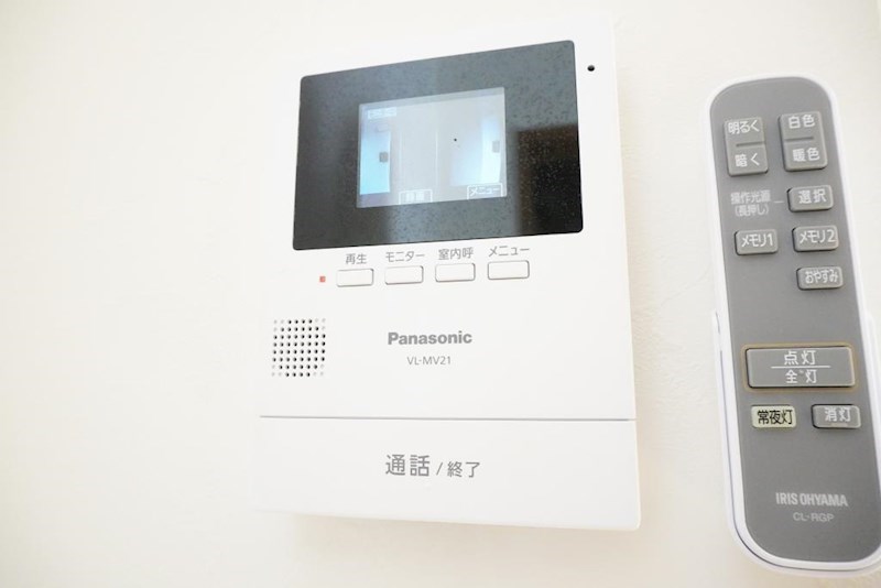 セキュリティ　来客時に便利なＴＶモニターホン