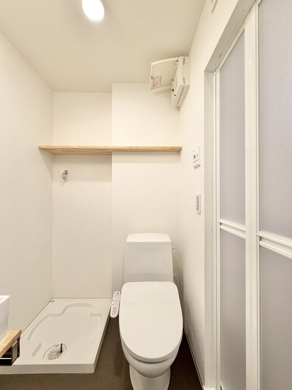 トイレ　水回りがまとまっていてお掃除が楽