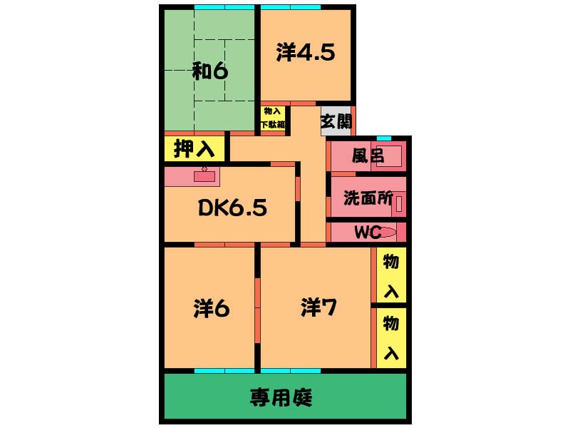 【ドリームハイツ須恵の間取り】