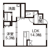 モンターニュの間取り