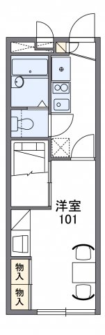 レオパレスエトワール清洲の間取り