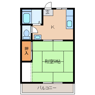 第二ワタナベコーポの間取り