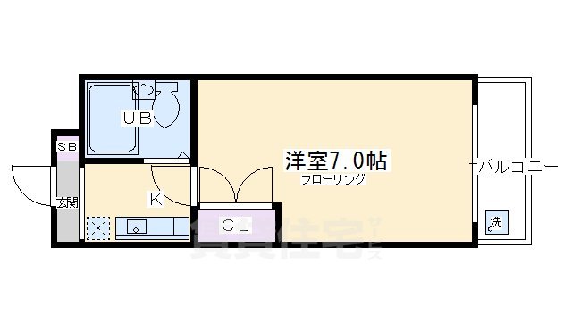 CIEUX京都（ショーキョウト）の間取り