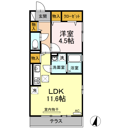 シティパルの間取り