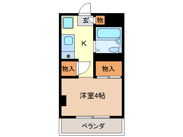 レガーロ津の間取り