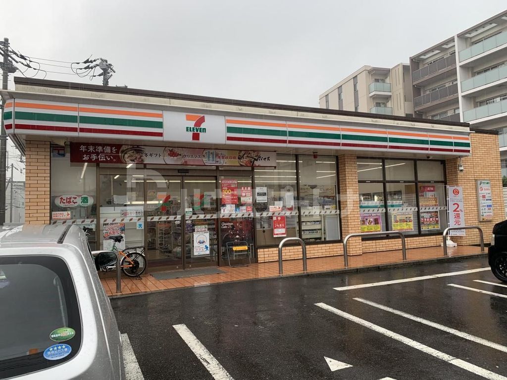 コンビニ　セブンイレブン市川鬼越2丁目店（コンビニ）まで340m