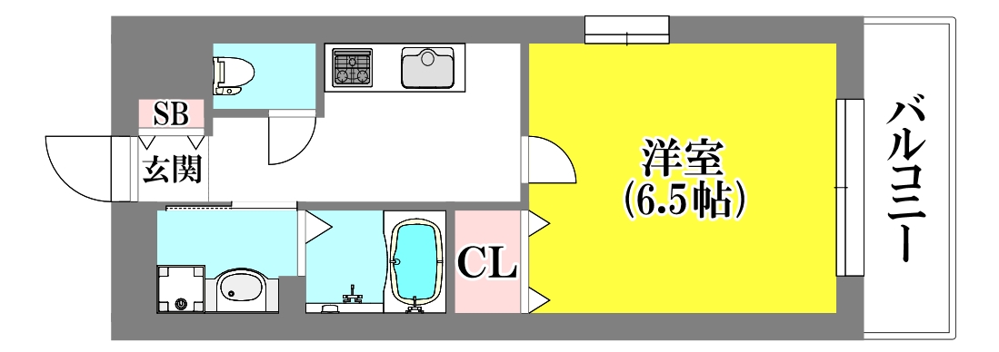 神戸市垂水区東垂水のアパートの間取り