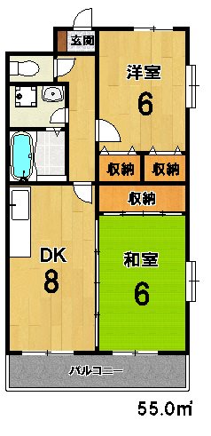 サンモール松本の間取り