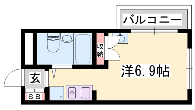 エレーヴ新在家の間取り