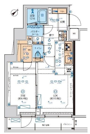 リヴシティ向島参番館の間取り