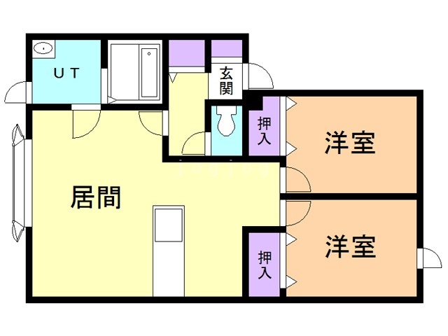 ユトリロ５の間取り