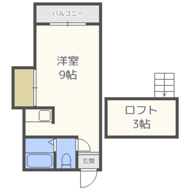 サンハイツ若宮の間取り