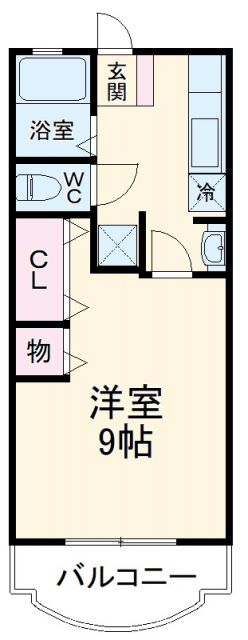 下都賀郡壬生町幸町のアパートの間取り