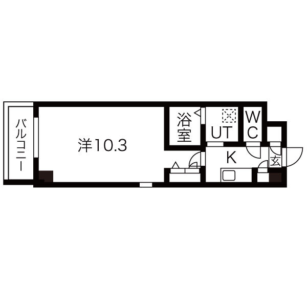 名古屋市守山区金屋のマンションの間取り