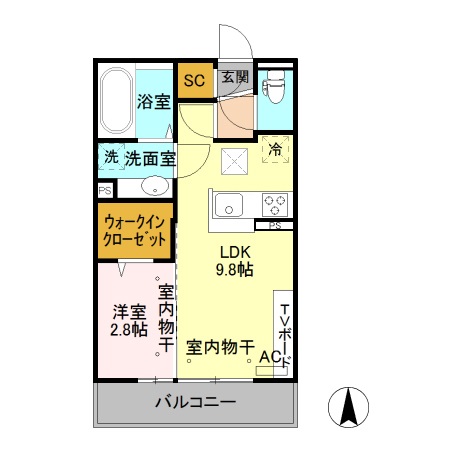 アルコバレーノの間取り