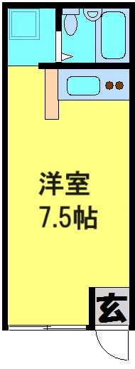 川西市加茂のアパートの間取り