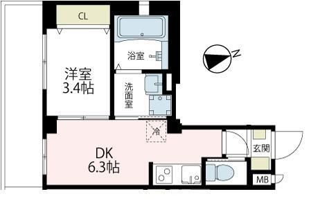 【フェンテ．Ｓの間取り】