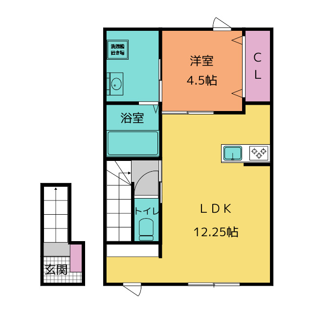 神戸町新築アパート（仮）の間取り