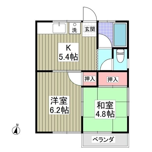 寿ハイツ　大宮の間取り