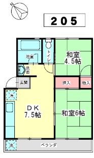 小嶋ハイム１号館の間取り