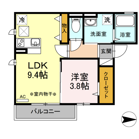 シテラデューズの間取り