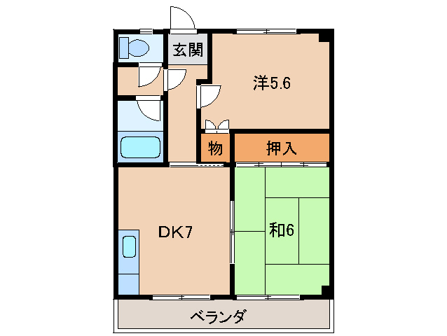 グリーンハイツ北山の間取り