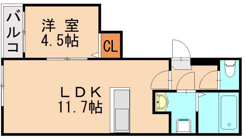 ラグナ和白の間取り