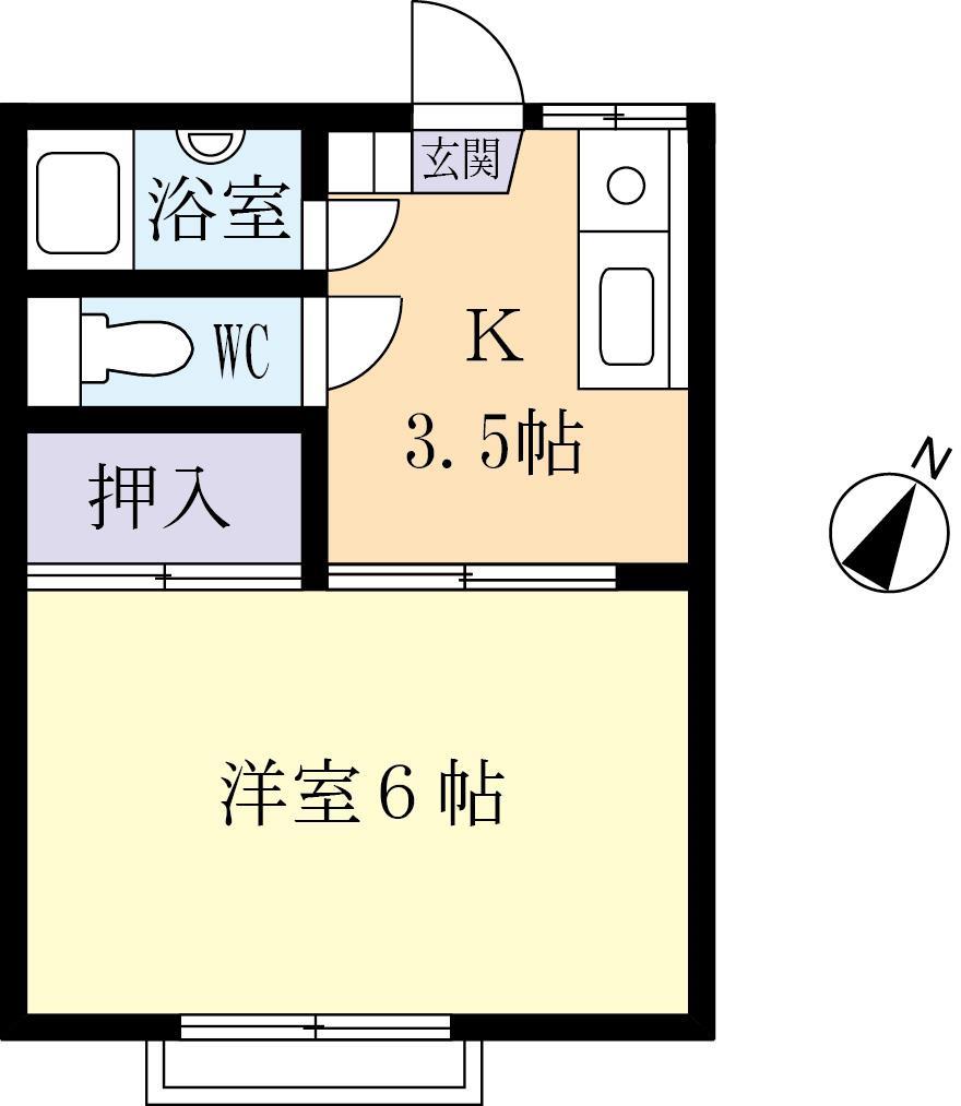 メゾン千代田の間取り