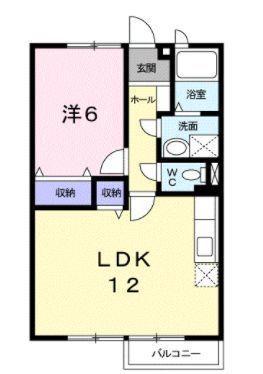 アビデ杏樹Ａの間取り