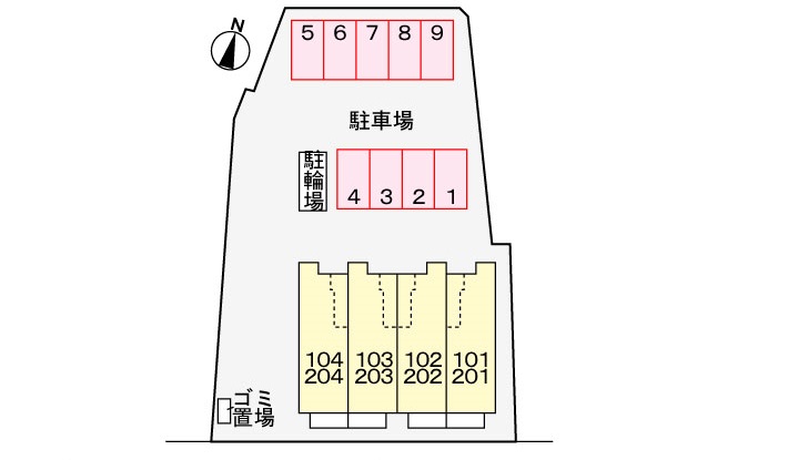 【高松市勅使町のアパートのその他】